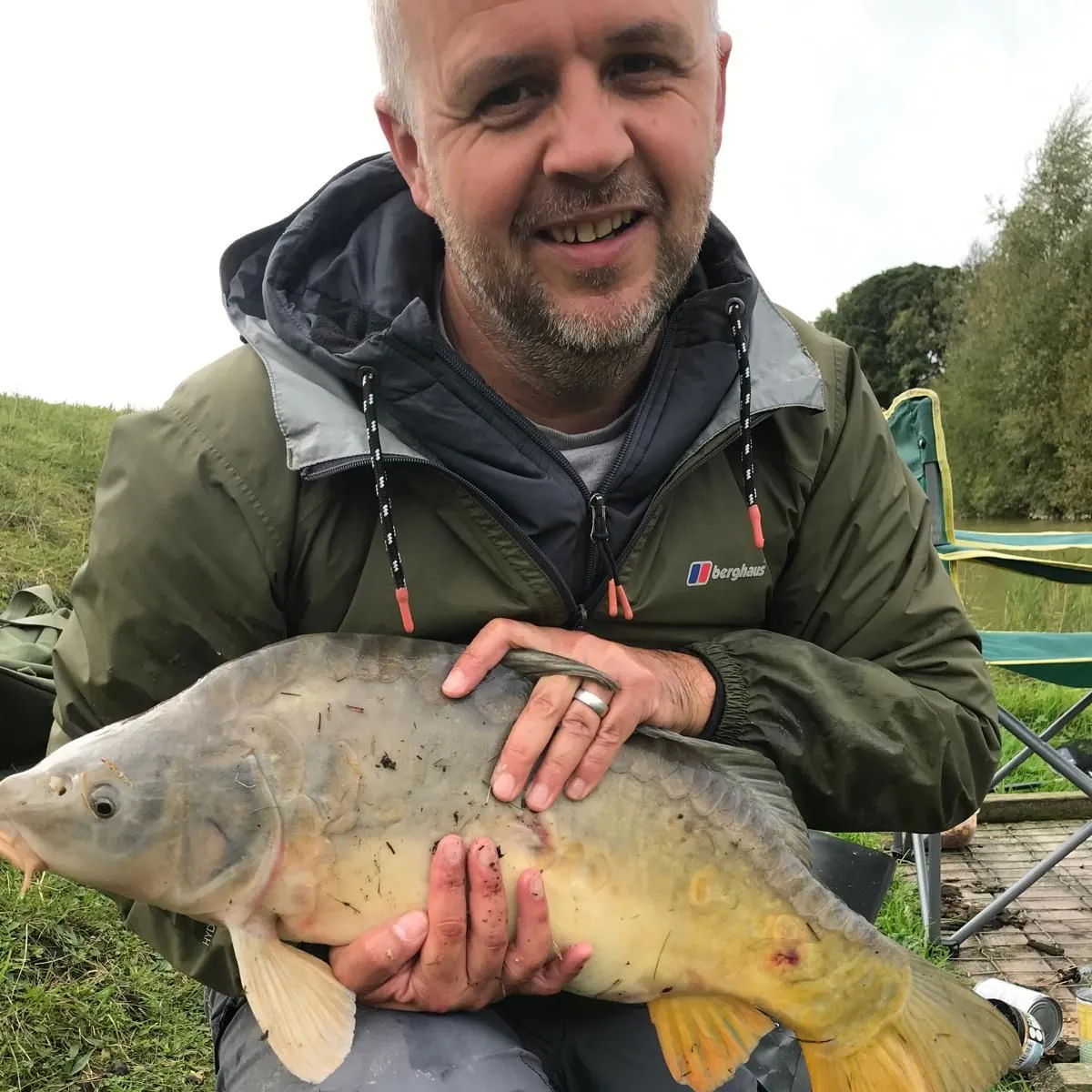 Leather carp caught on Fishbrain