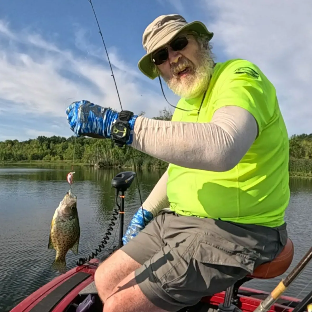 Black crappie caught on Fishbrain