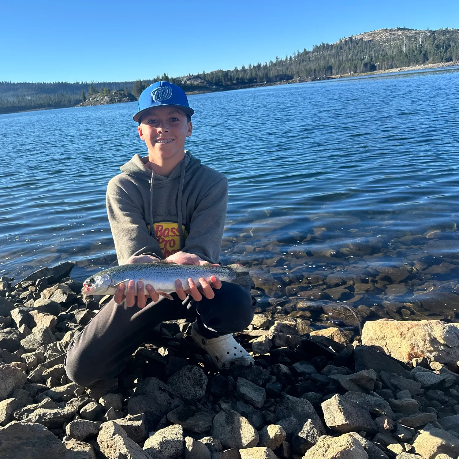 Rainbow trout caught on Fishbrain
