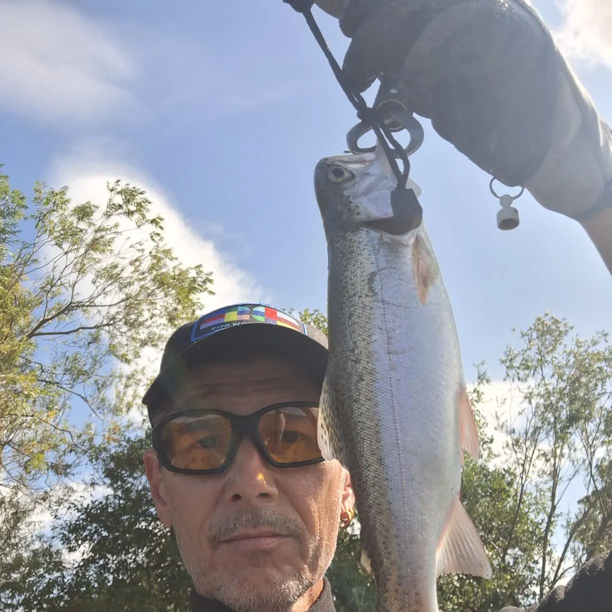 Rainbow trout caught on Fishbrain