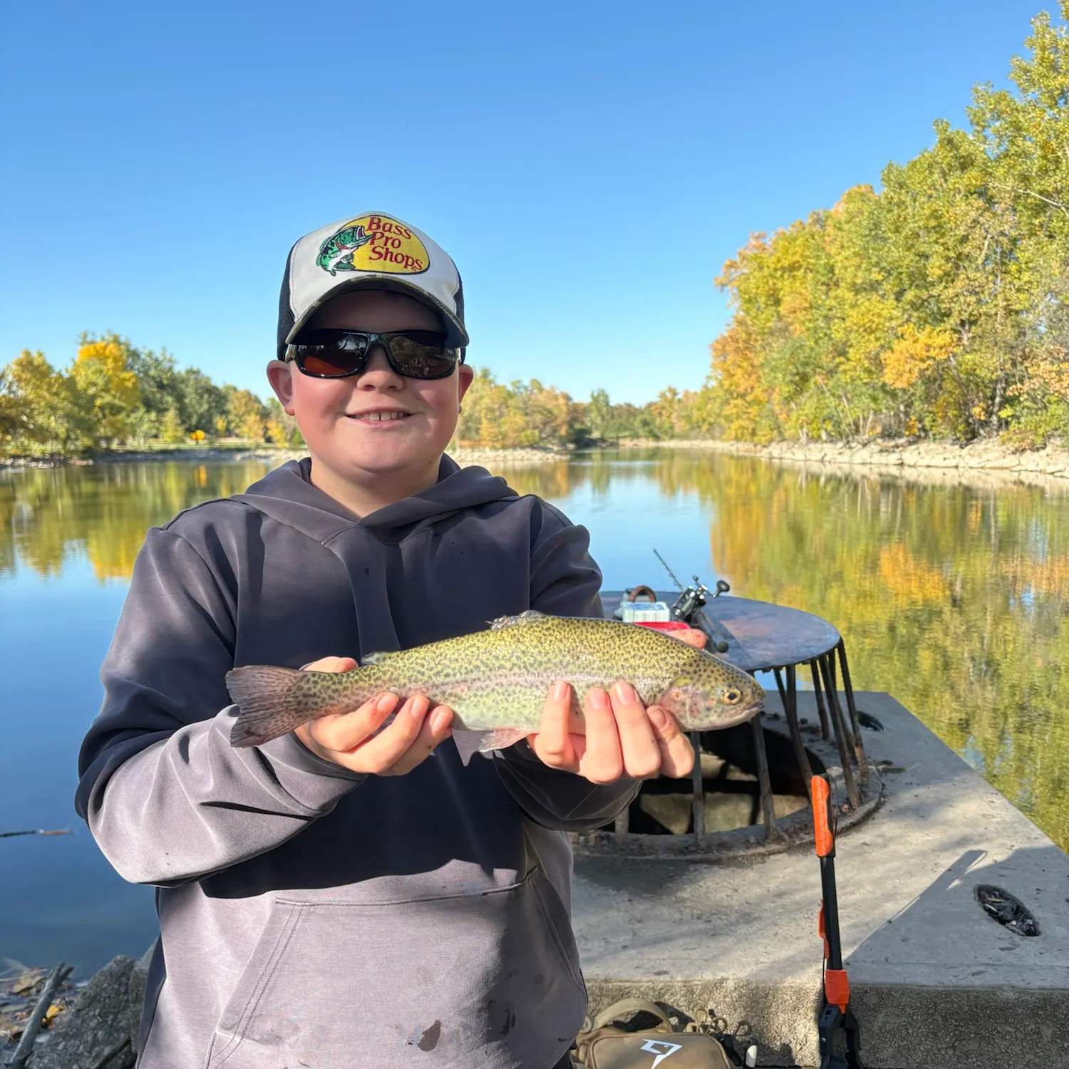 Rainbow trout caught on Fishbrain
