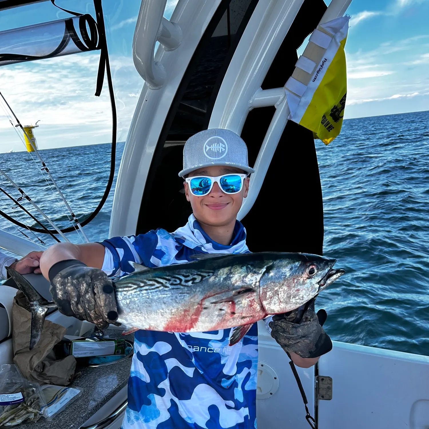 Atlantic bonito caught on Fishbrain