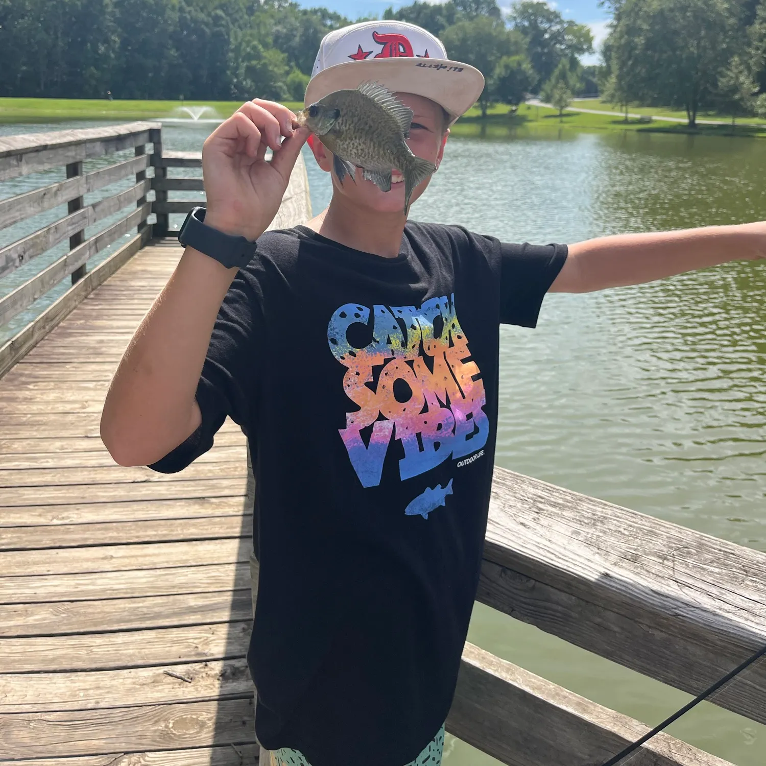 Bluegill caught on Fishbrain