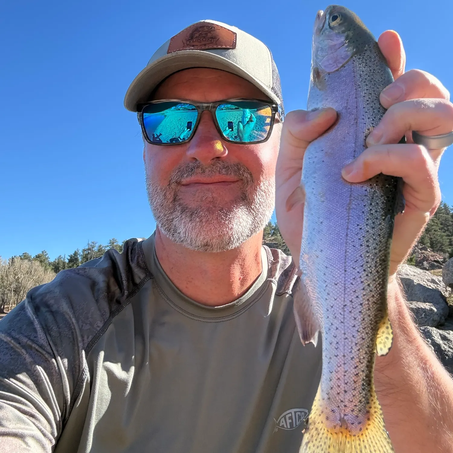 Rainbow trout caught on Fishbrain