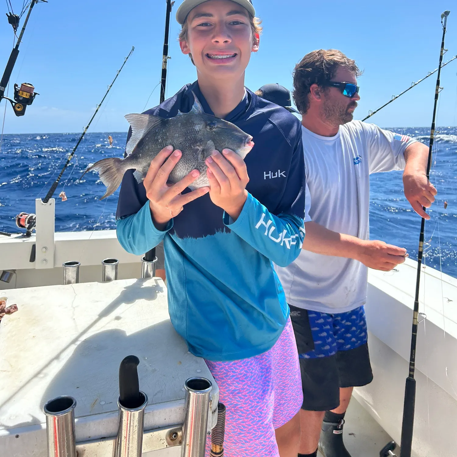 The most recent Grey triggerfish catches on Fishbrain