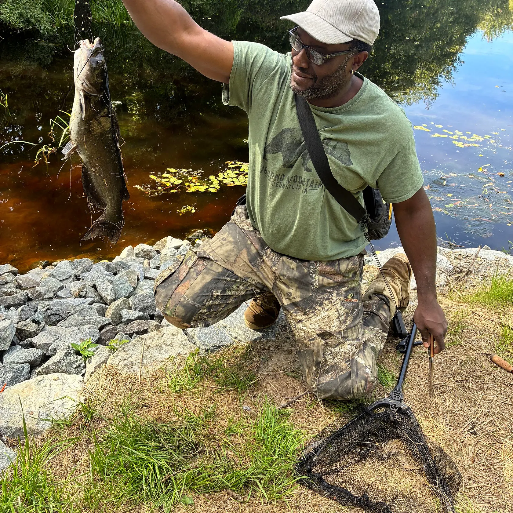 Channel catfish caught on Fishbrain