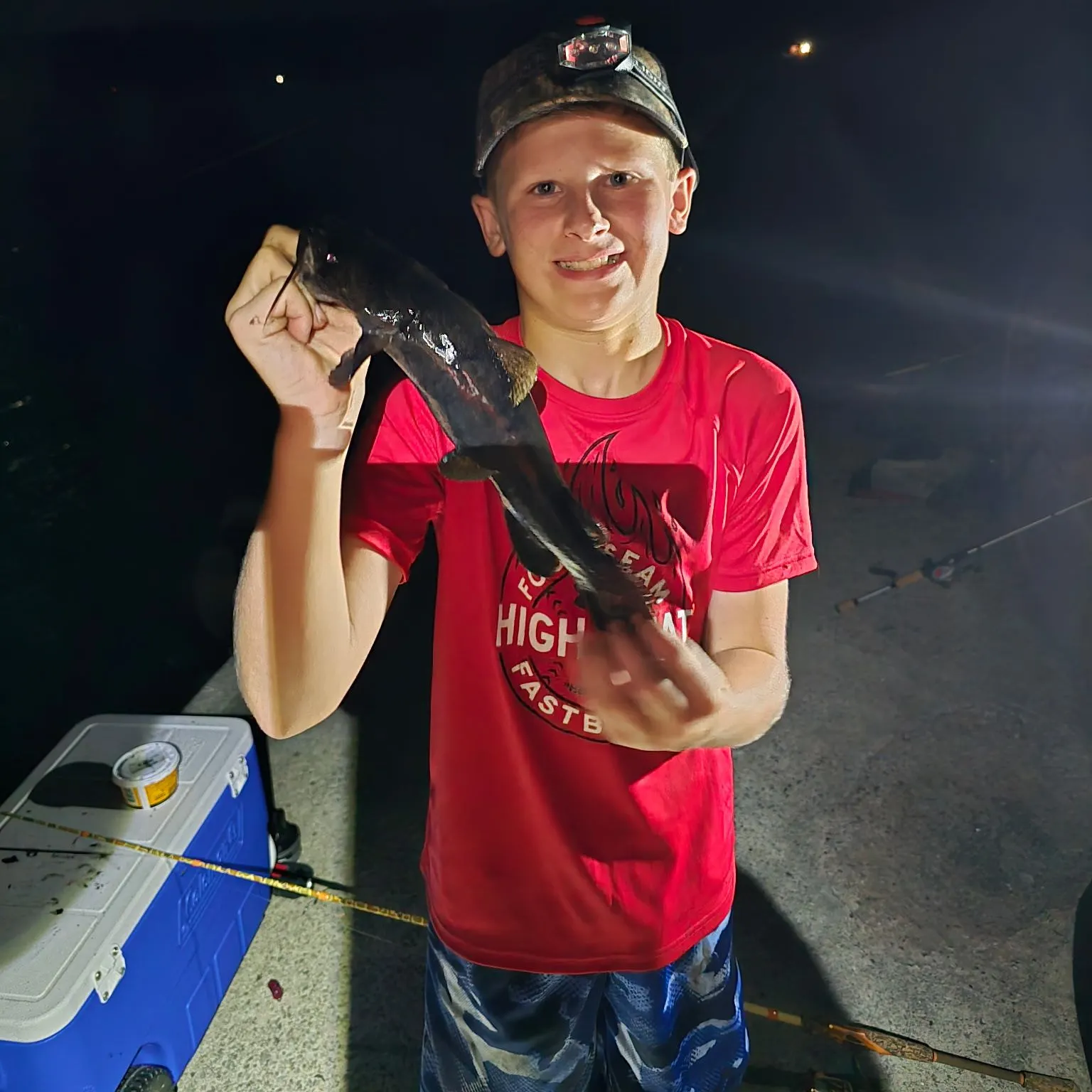 Flathead catfish caught on Fishbrain