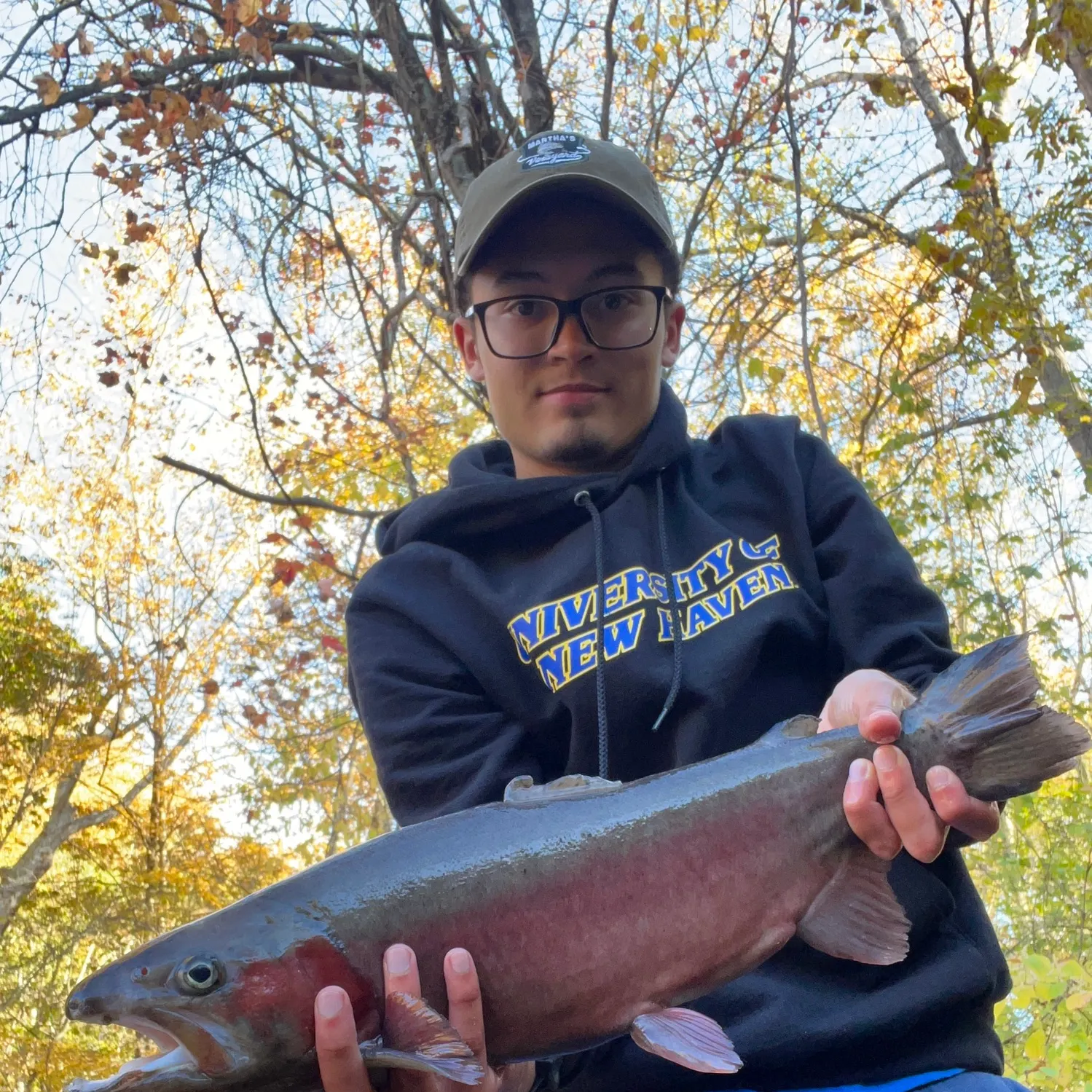 Rainbow trout caught on Fishbrain