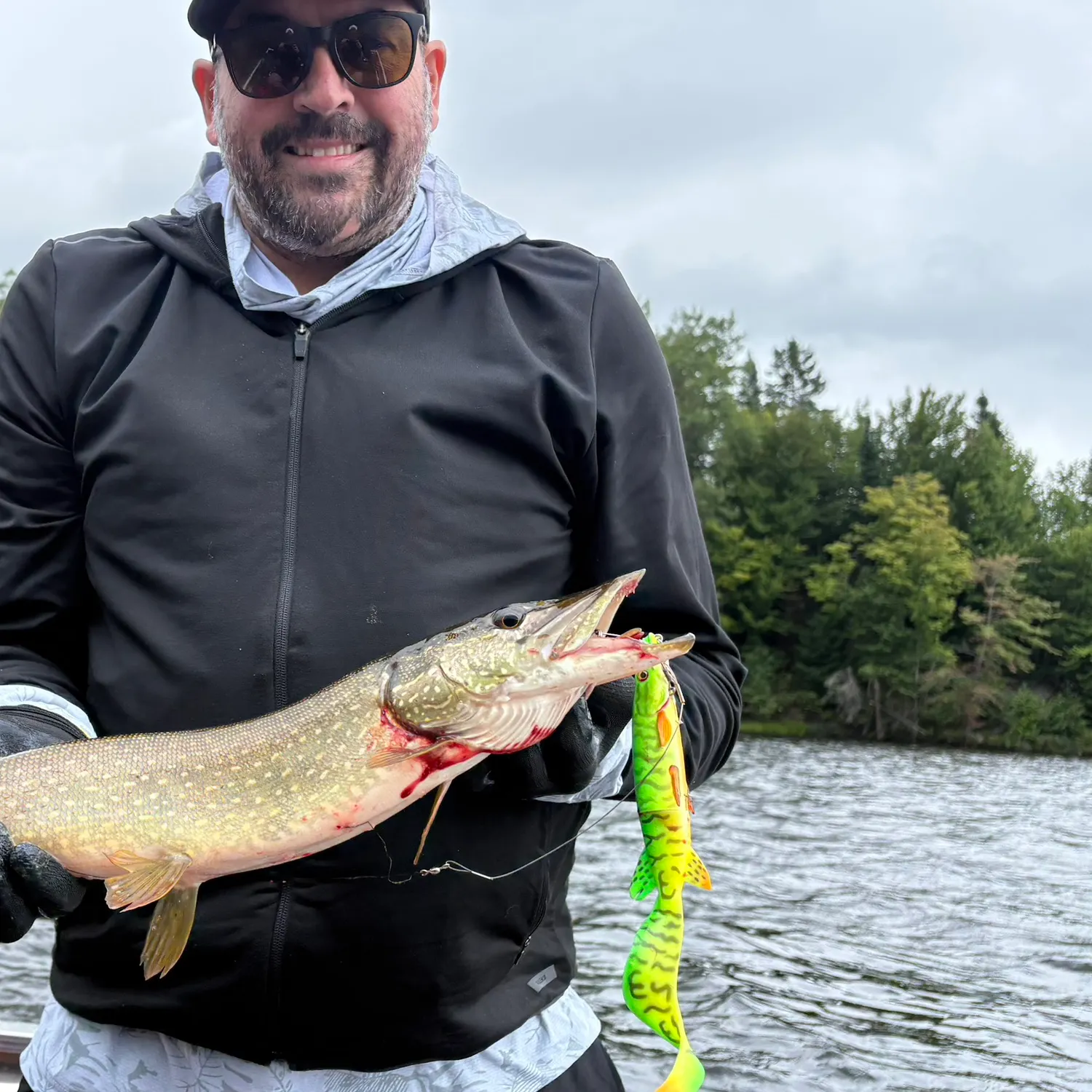 Northern pike caught on Fishbrain