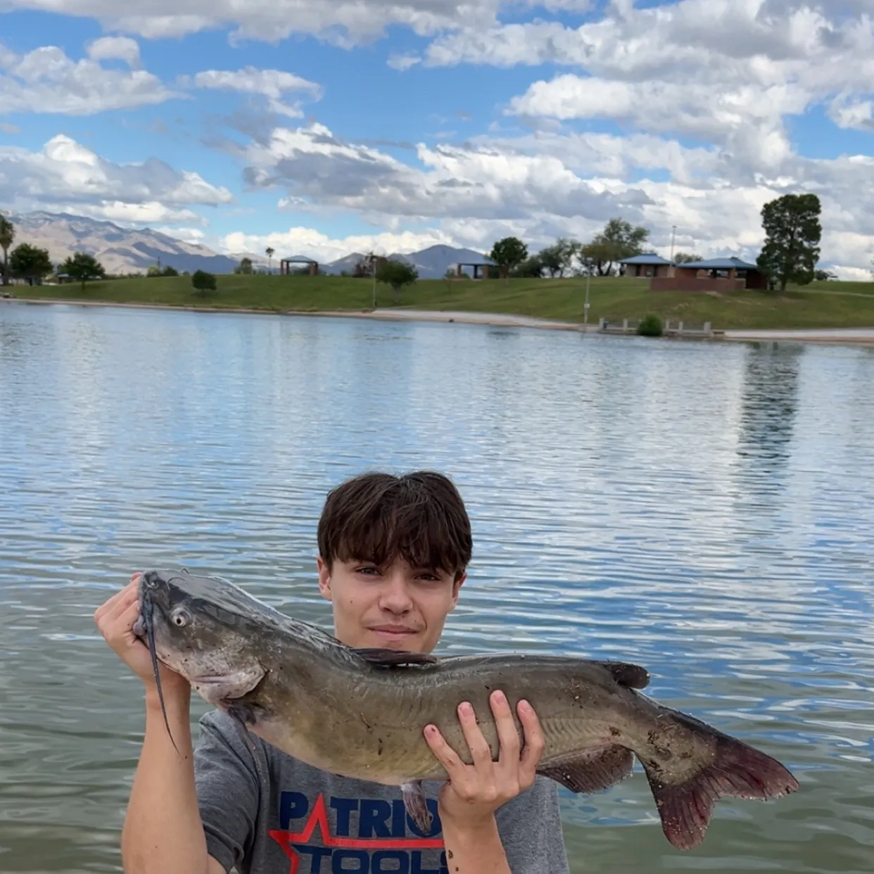 Channel catfish caught on Fishbrain
