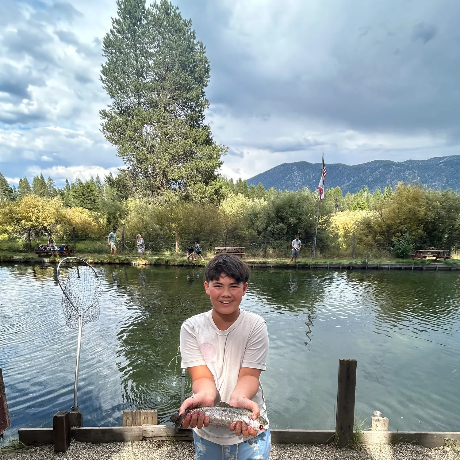 Rainbow trout caught on Fishbrain