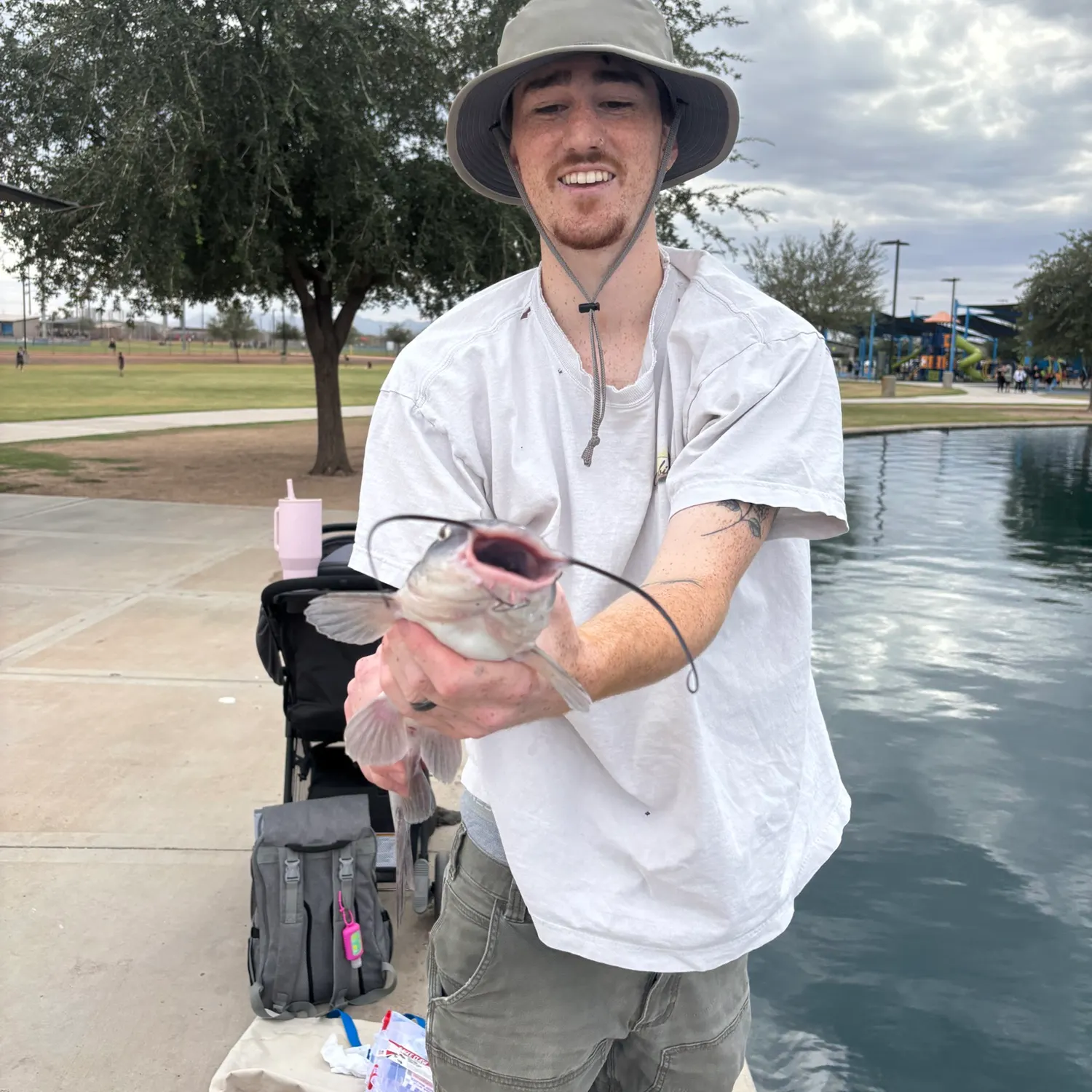 Channel catfish caught on Fishbrain