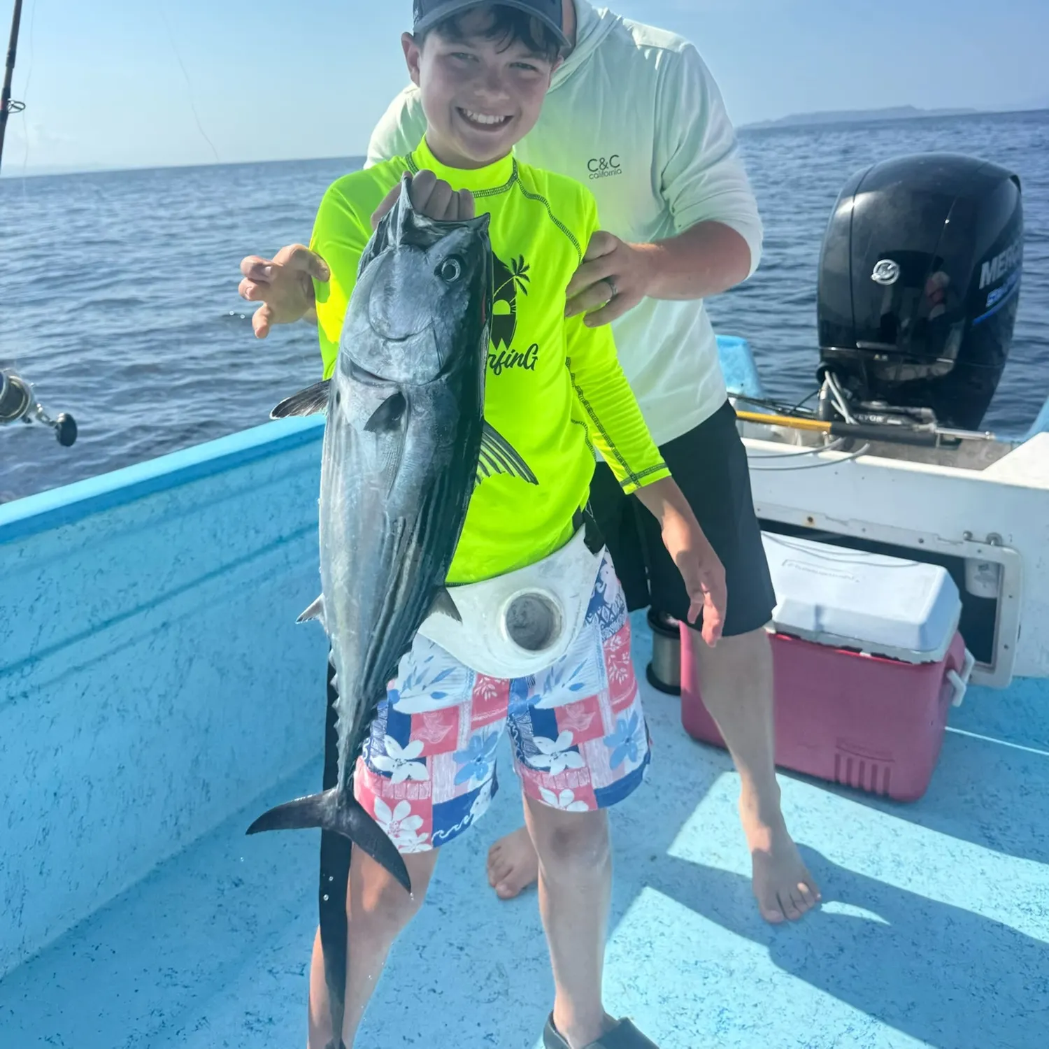 Skipjack tuna caught on Fishbrain