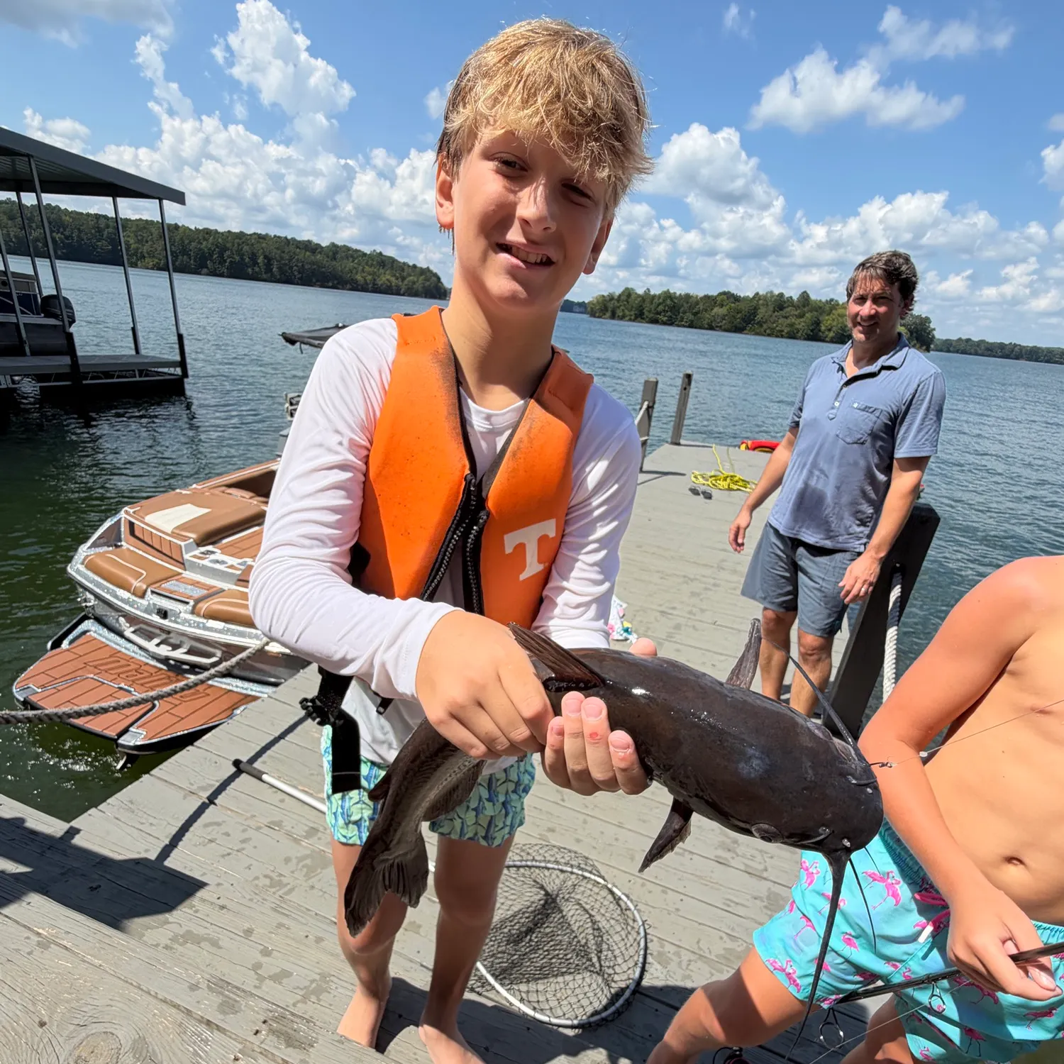 Blue catfish caught on Fishbrain