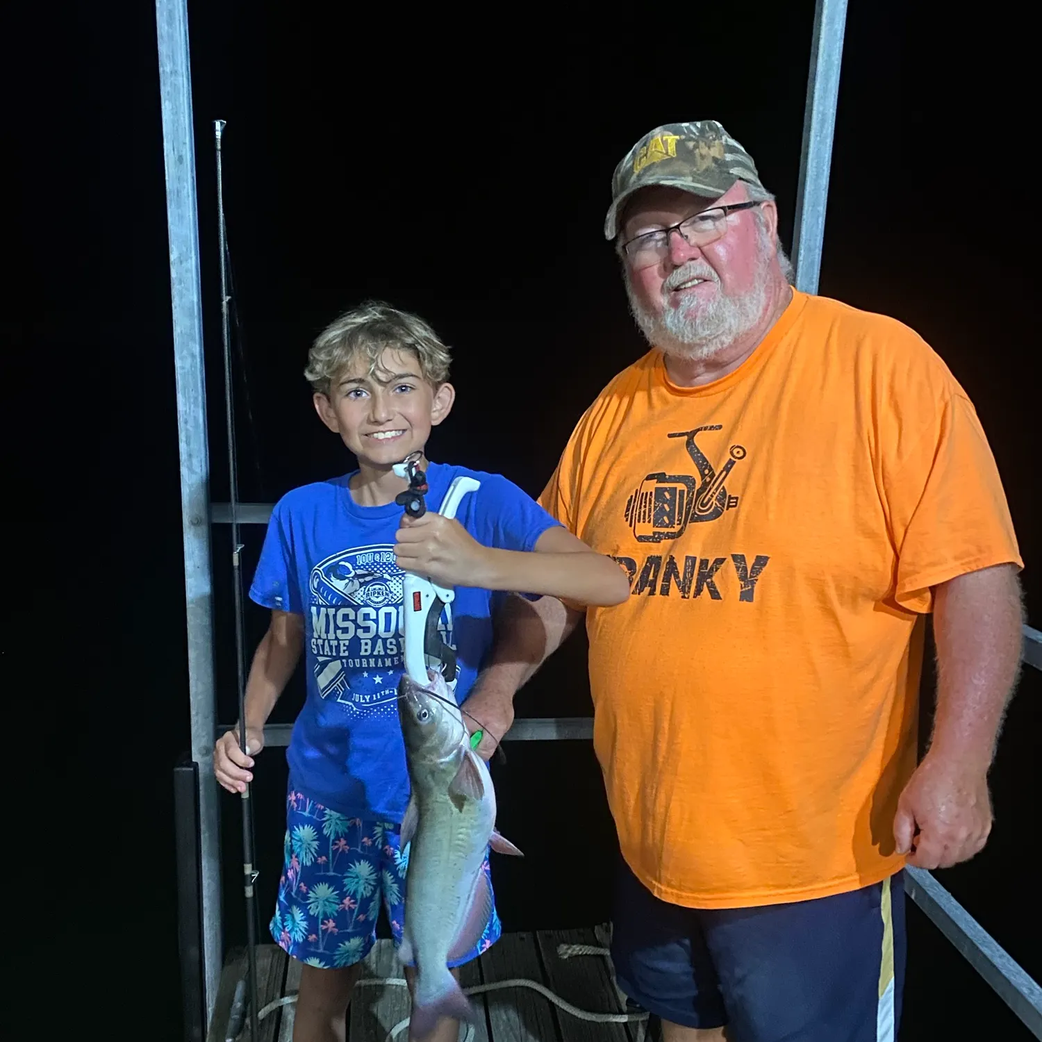 Channel catfish caught on Fishbrain