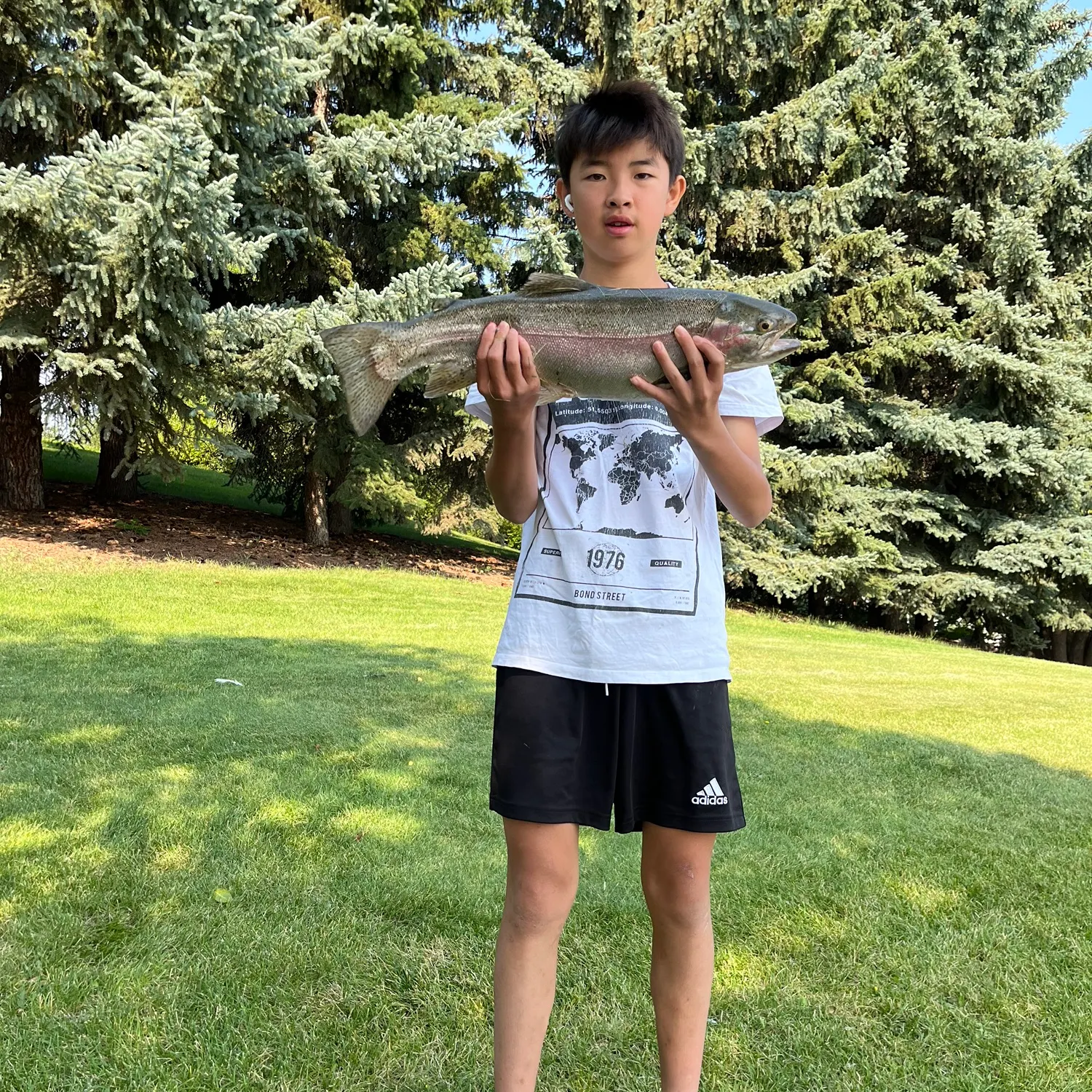 Rainbow trout caught on Fishbrain