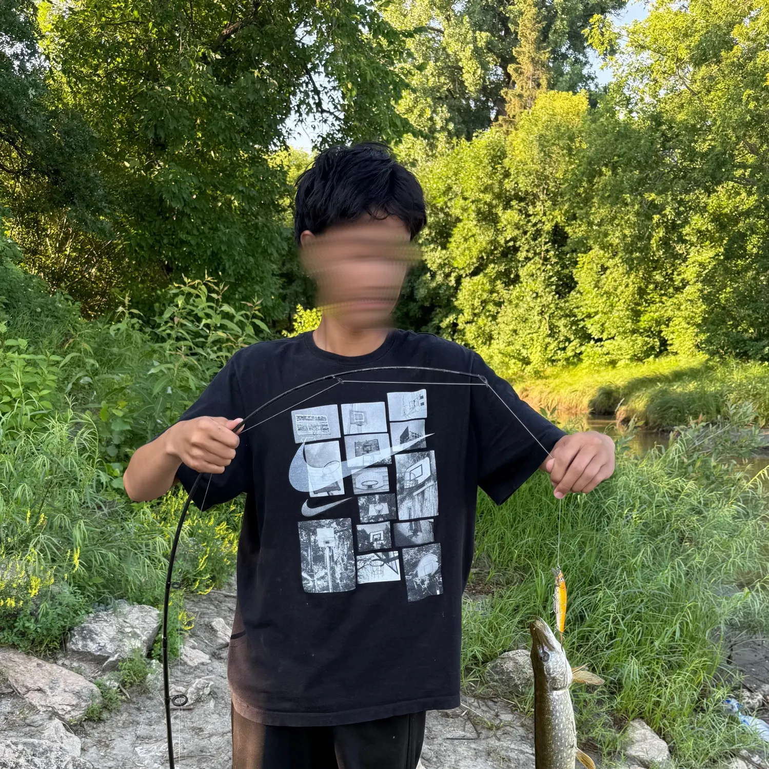 Northern pike caught on Fishbrain