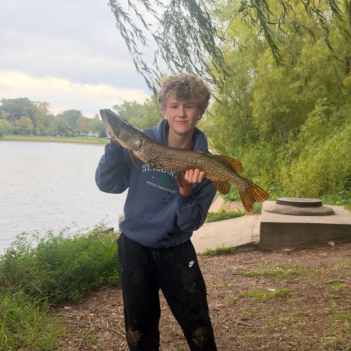 Northern pike caught on Fishbrain
