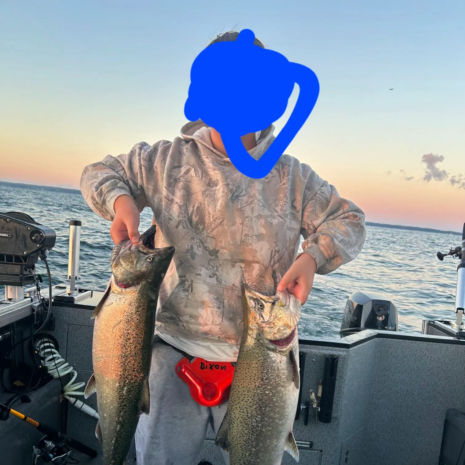 Chinook salmon caught on Fishbrain