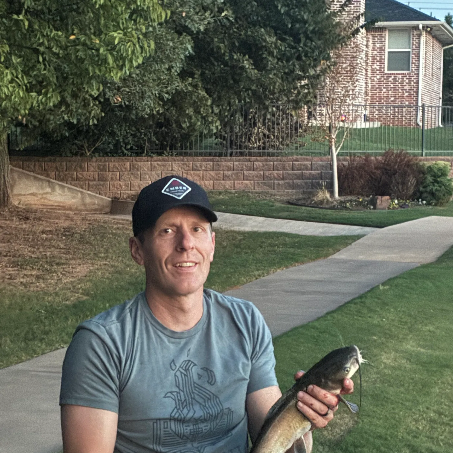 Channel catfish caught on Fishbrain