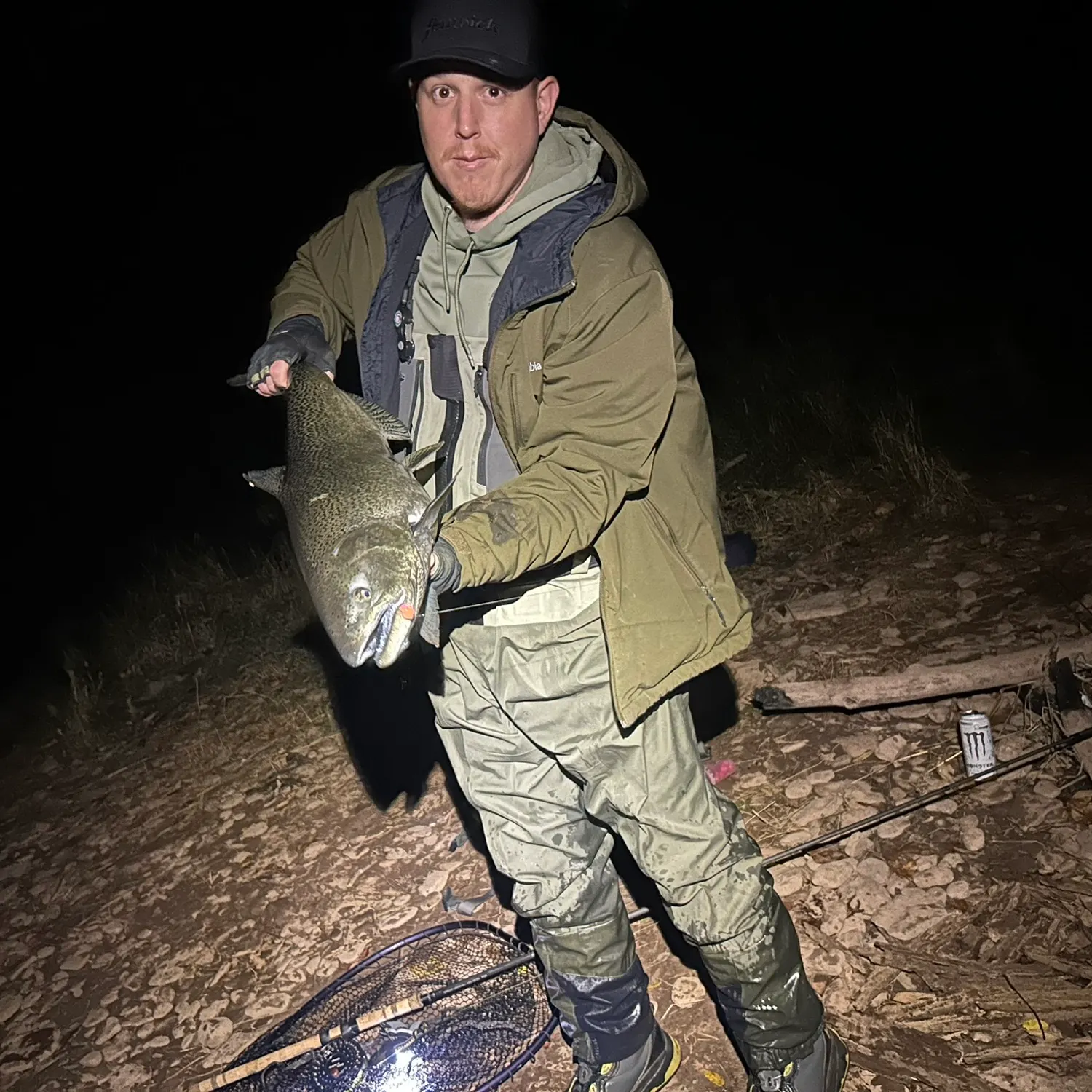 Chinook salmon caught on Fishbrain