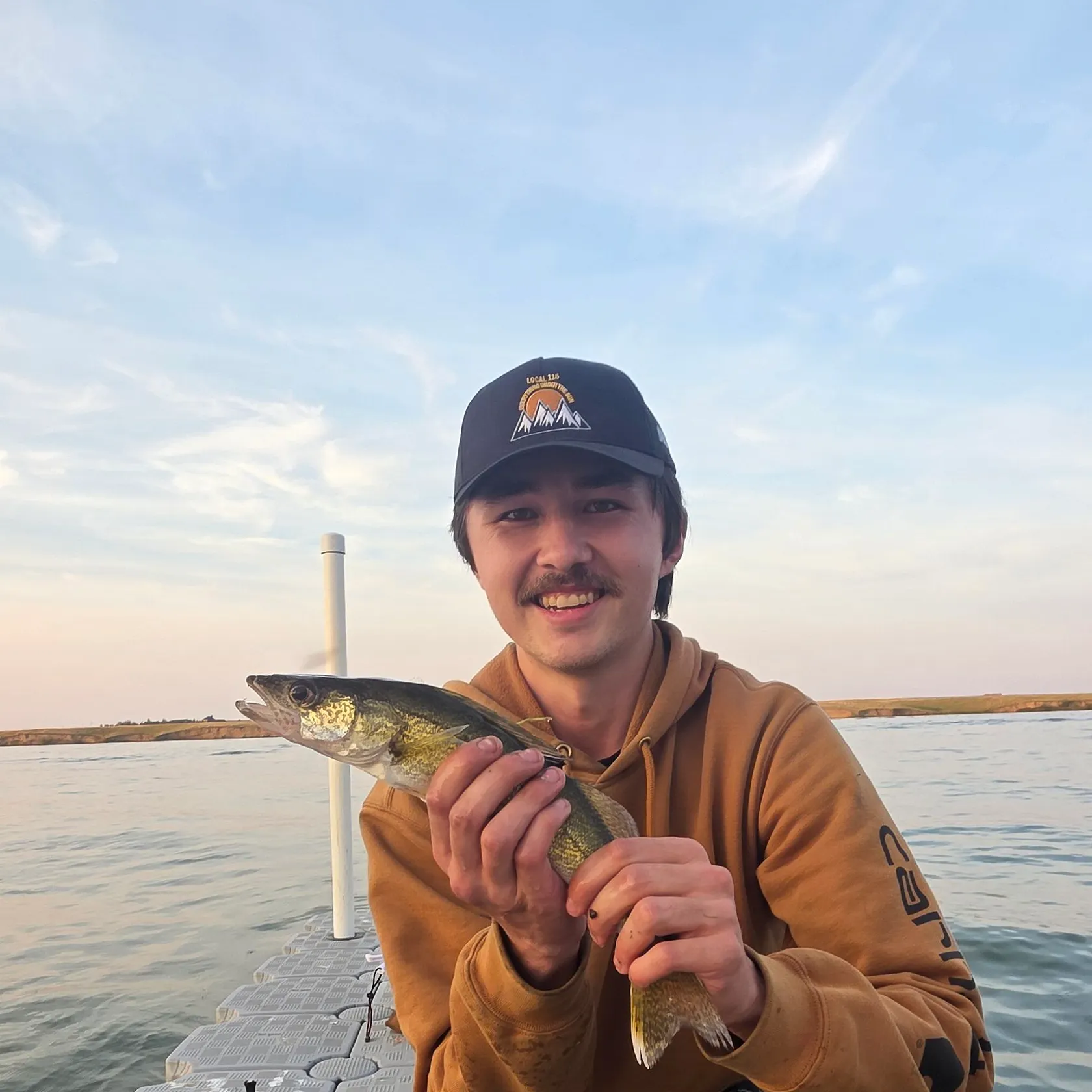 Walleye caught on Fishbrain