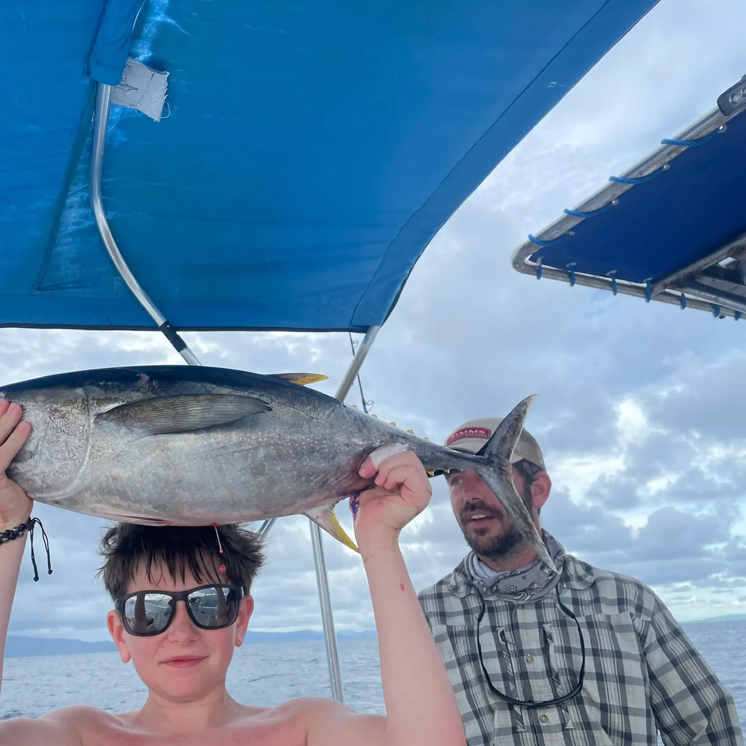 Yellowfin tuna caught on Fishbrain