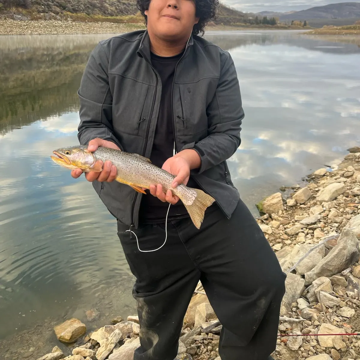Cutthroat trout caught on Fishbrain