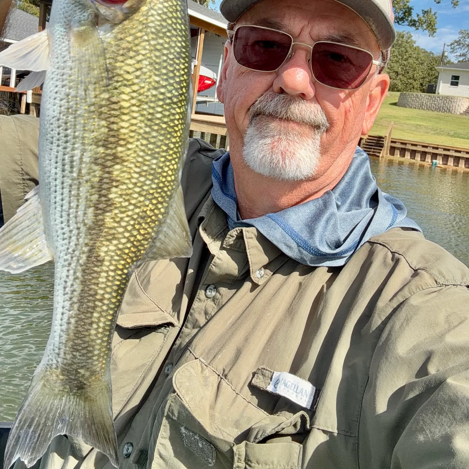 Spotted bass caught on Fishbrain