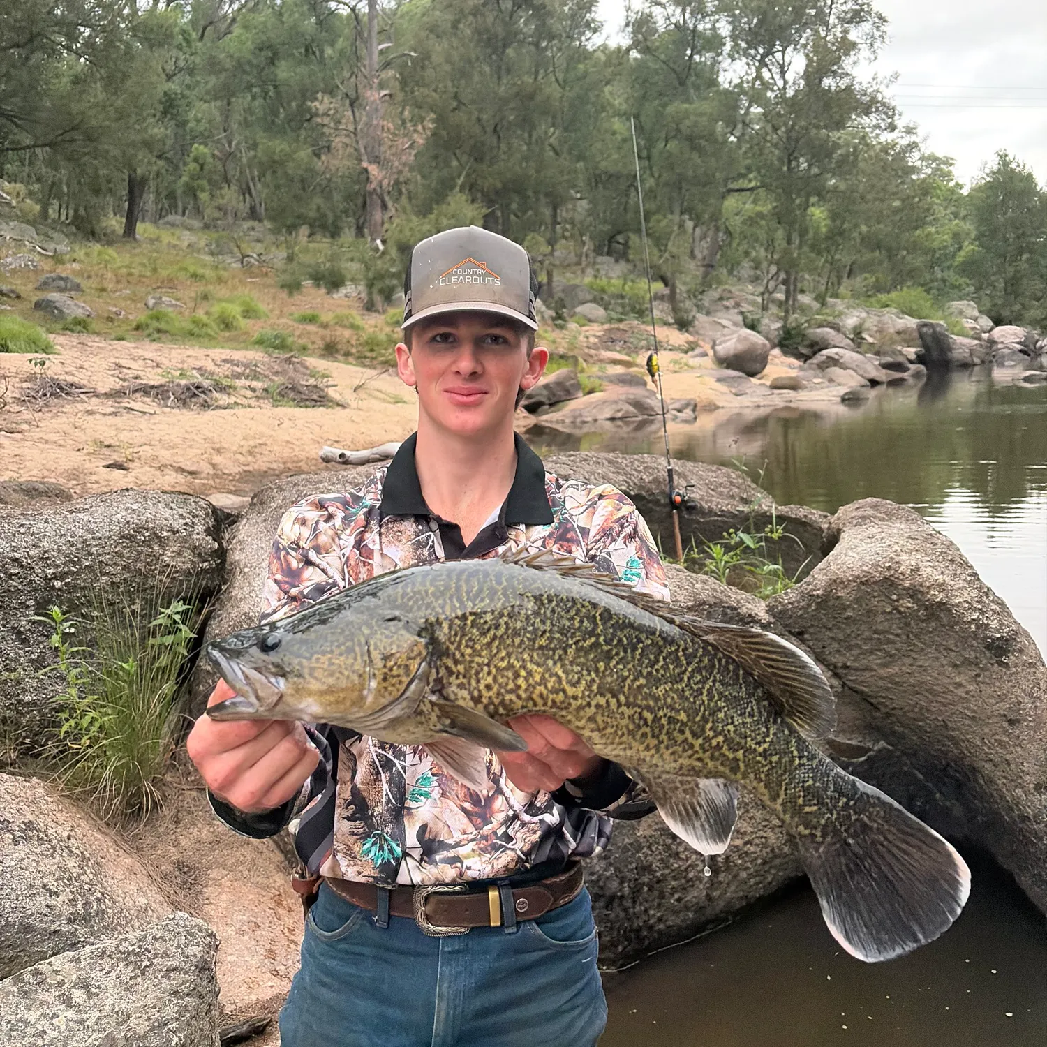 Murray cod caught on Fishbrain