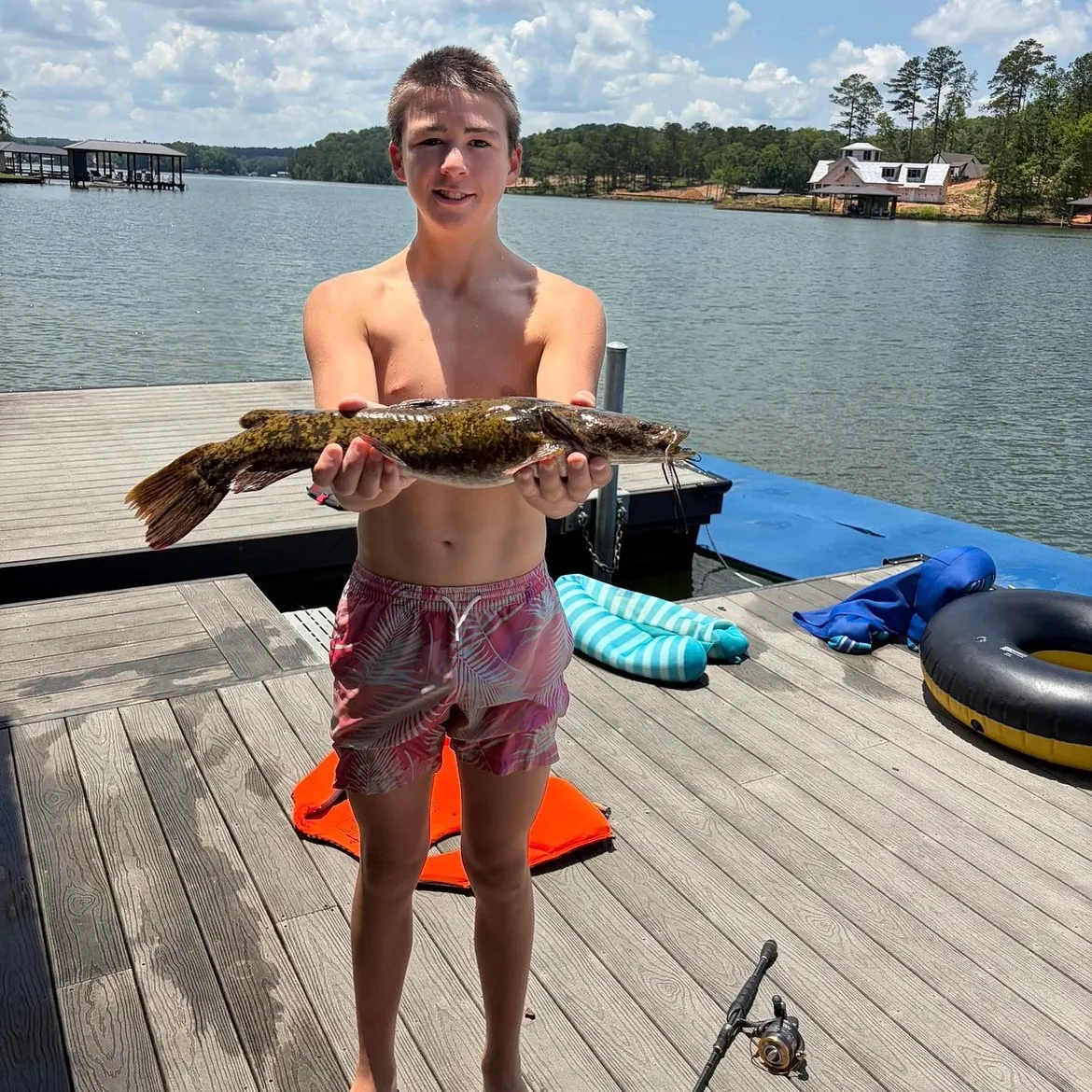 Flathead catfish caught on Fishbrain