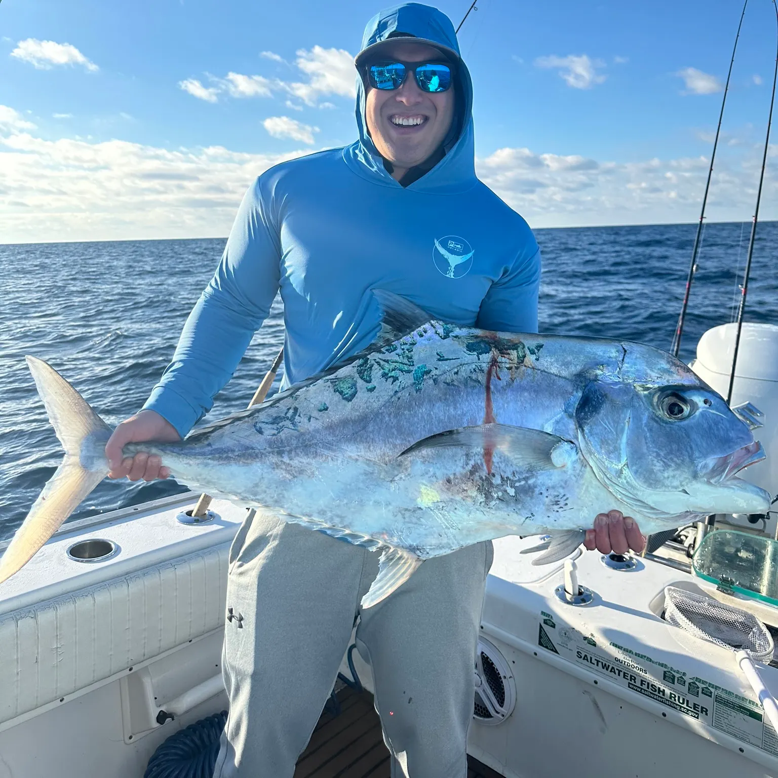 The most recent African pompano catches on Fishbrain