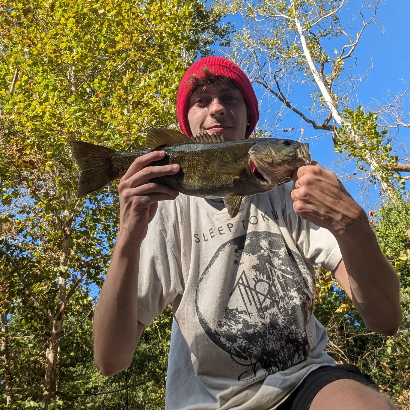 Smallmouth bass caught on Fishbrain