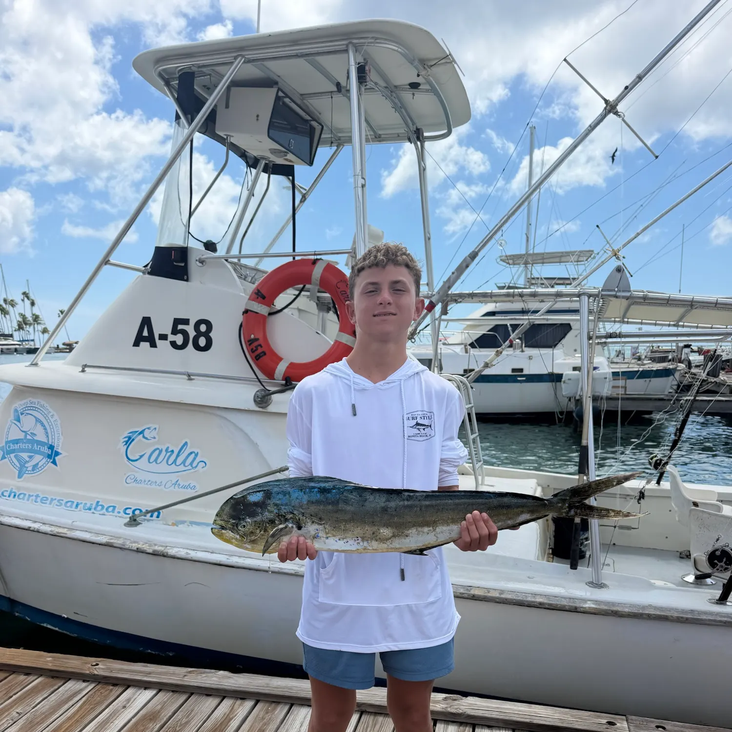 Common dolphinfish caught on Fishbrain