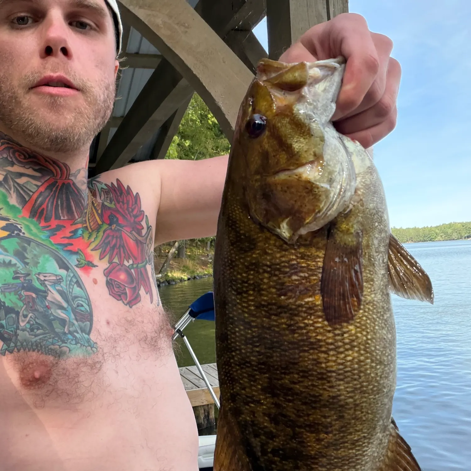 Smallmouth bass caught on Fishbrain