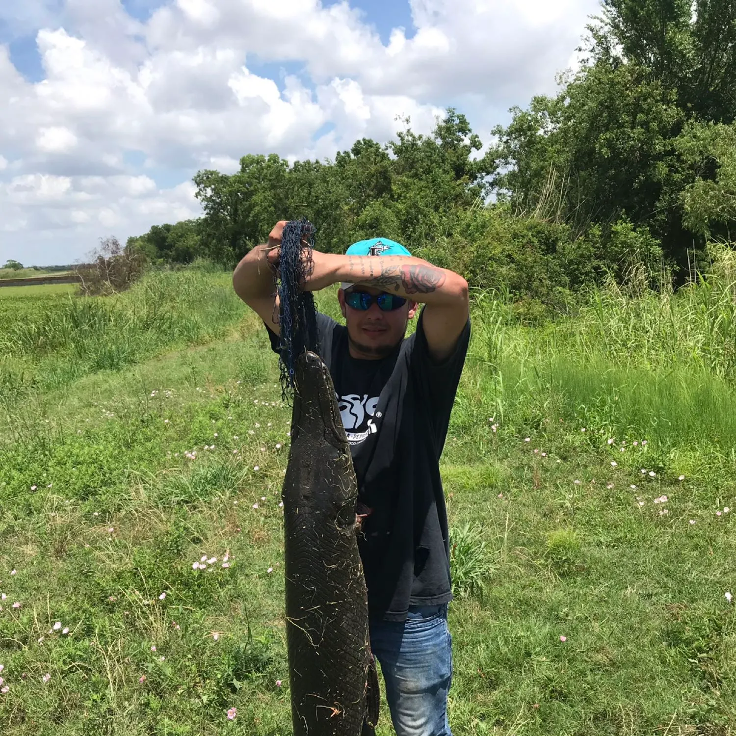 Alligator gar caught on Fishbrain