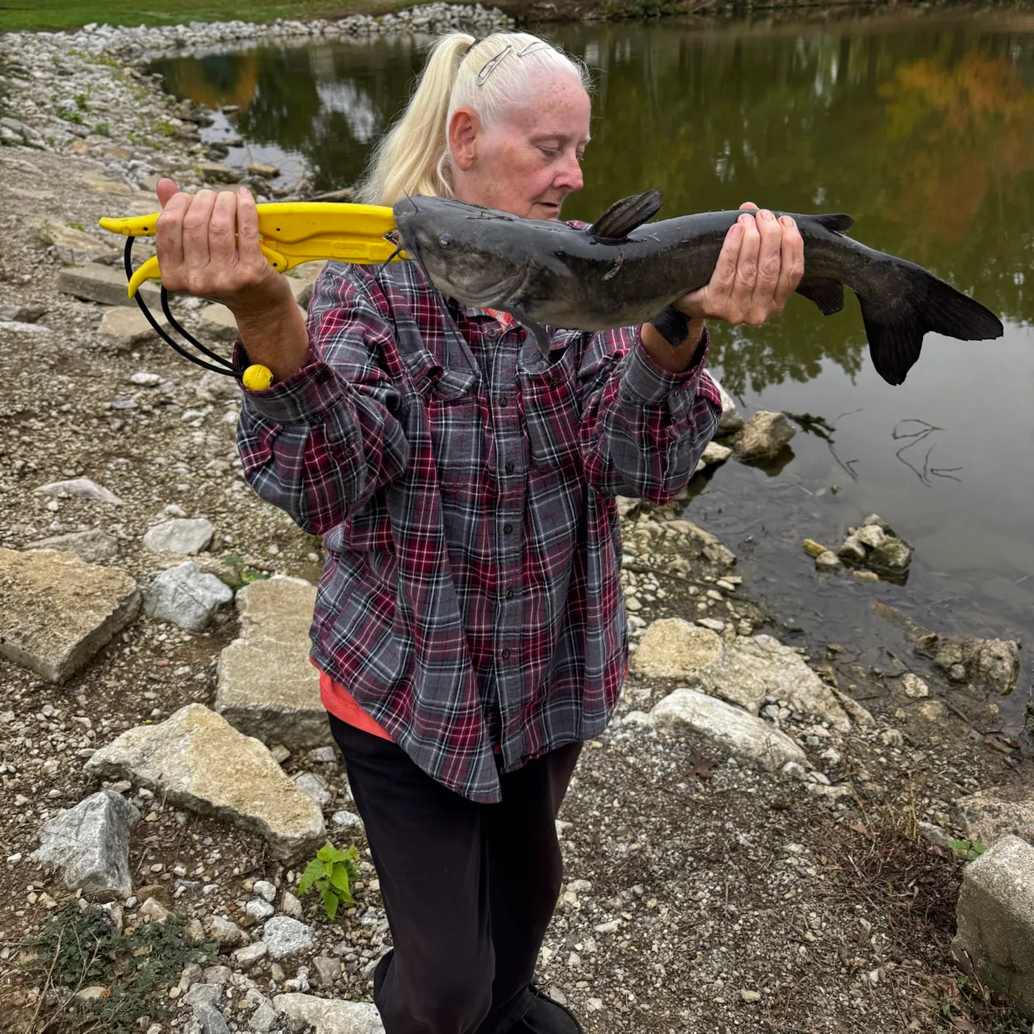 Channel catfish caught on Fishbrain