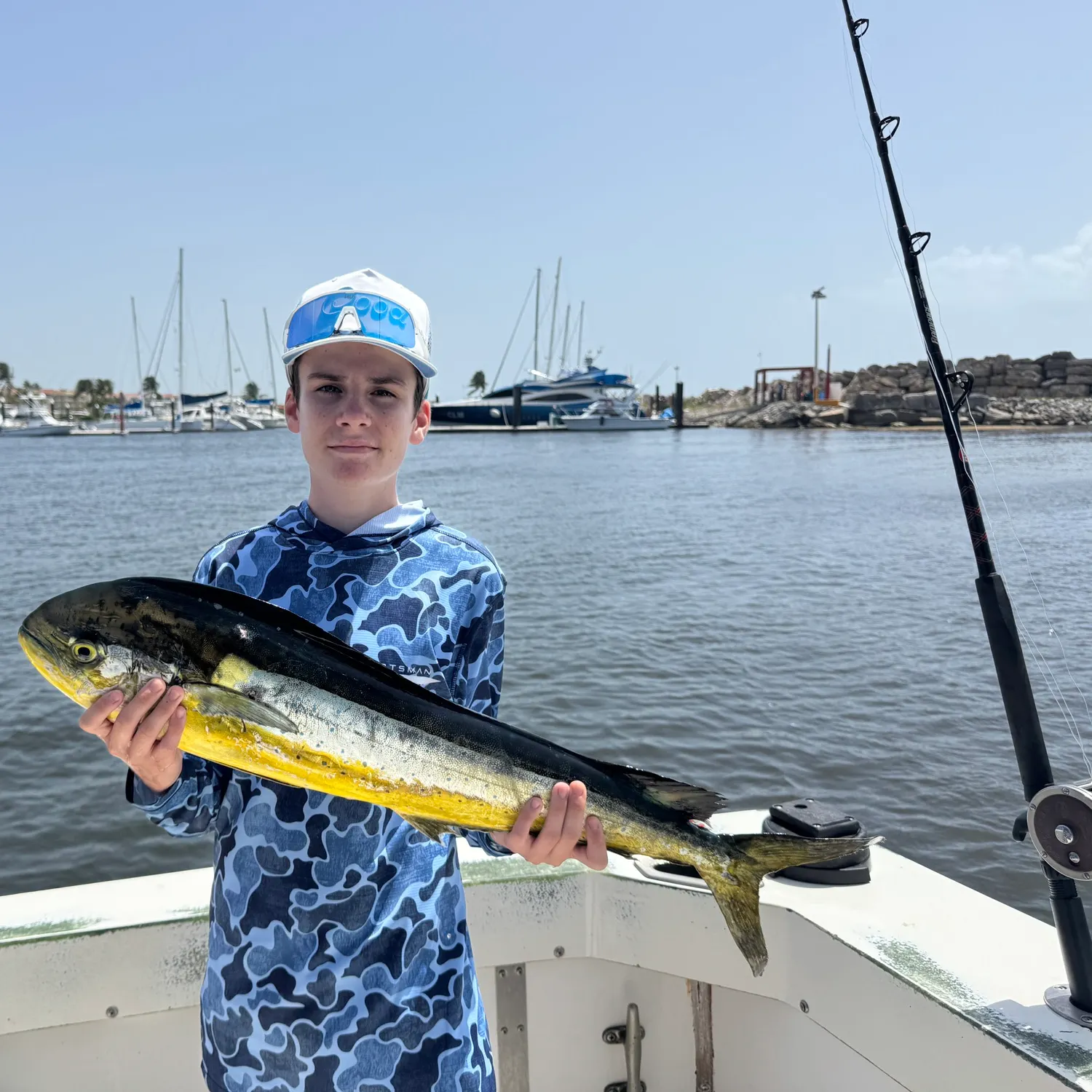 Common dolphinfish caught on Fishbrain