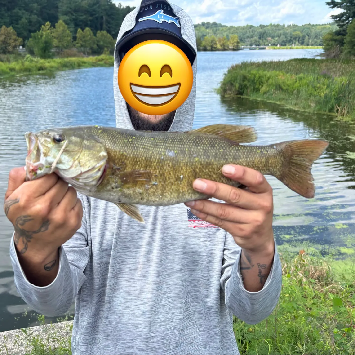 Smallmouth bass caught on Fishbrain