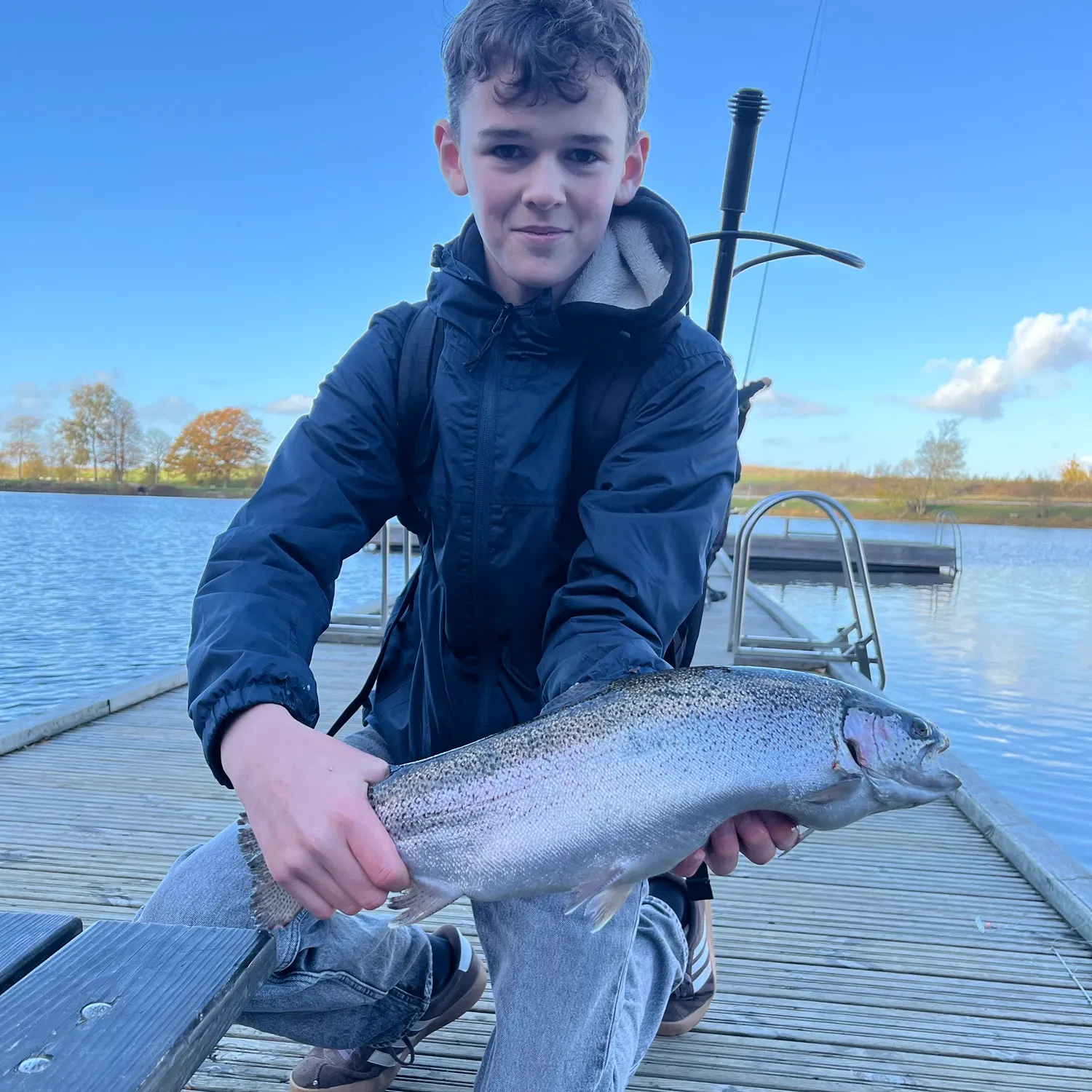 Rainbow trout caught on Fishbrain