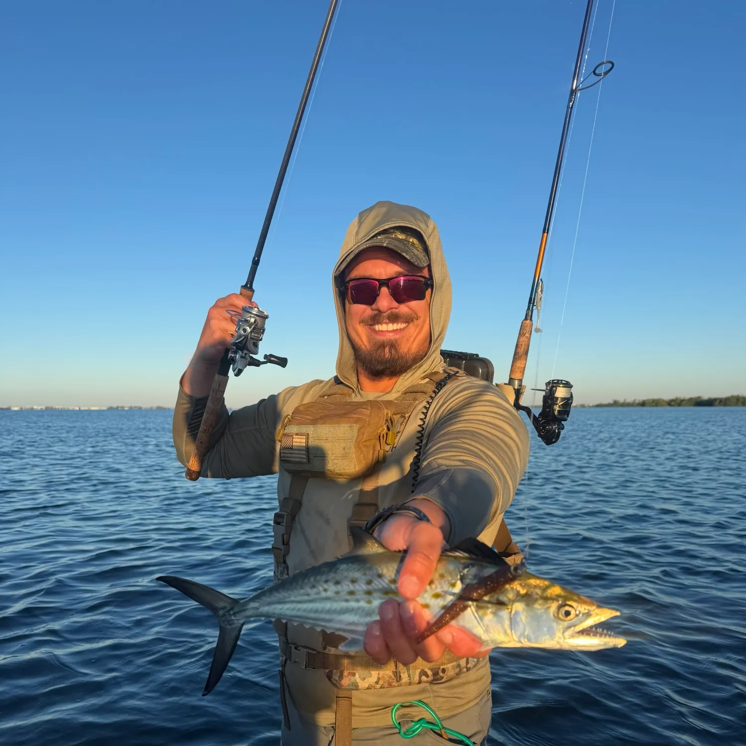 Spanish mackerel caught on Fishbrain