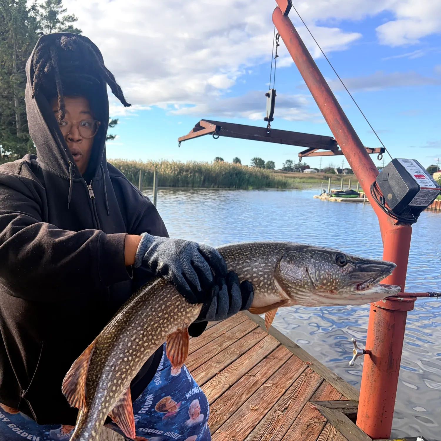 Northern pike caught on Fishbrain