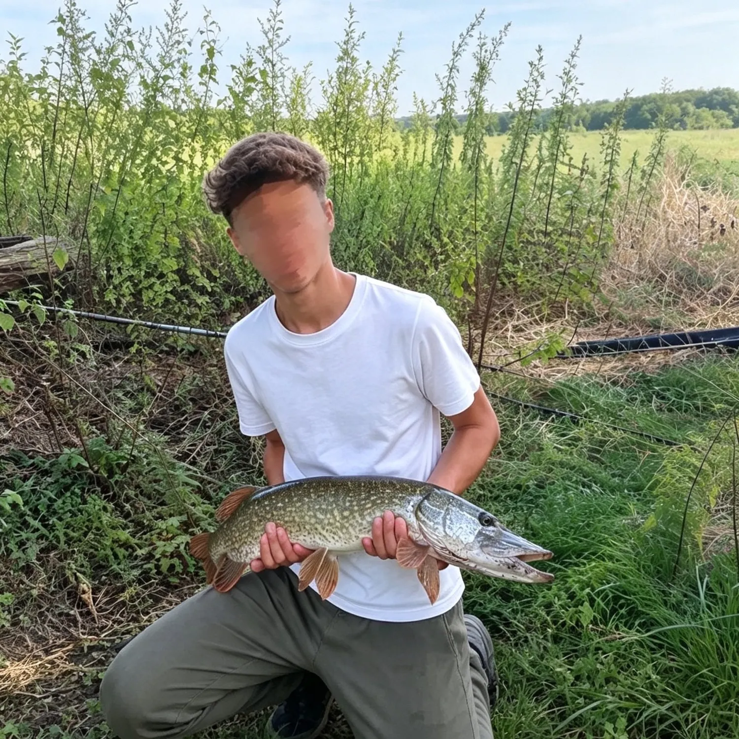 Northern pike caught on Fishbrain