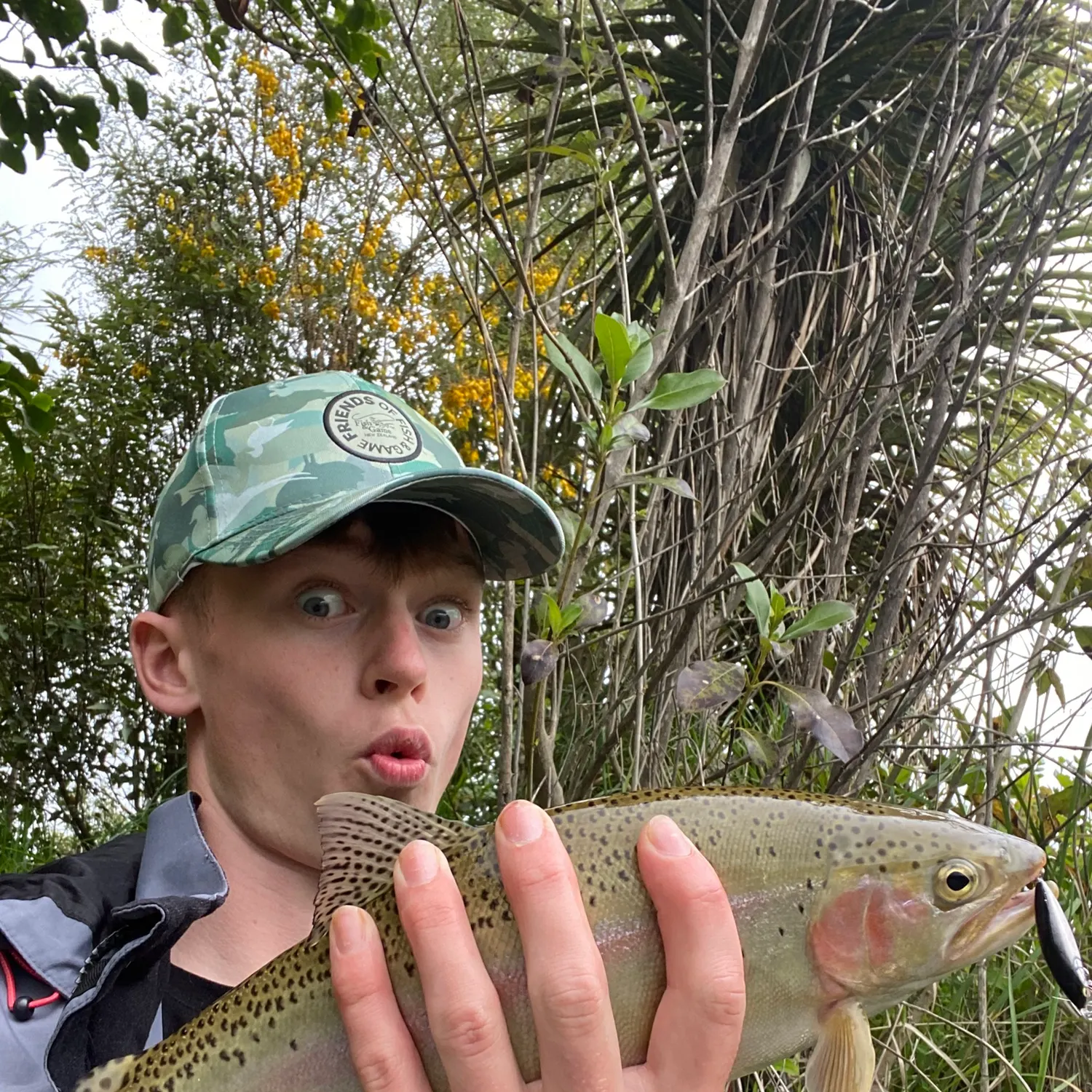Rainbow trout caught on Fishbrain