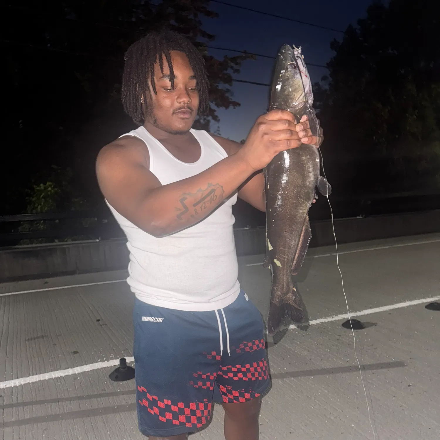 Channel catfish caught on Fishbrain