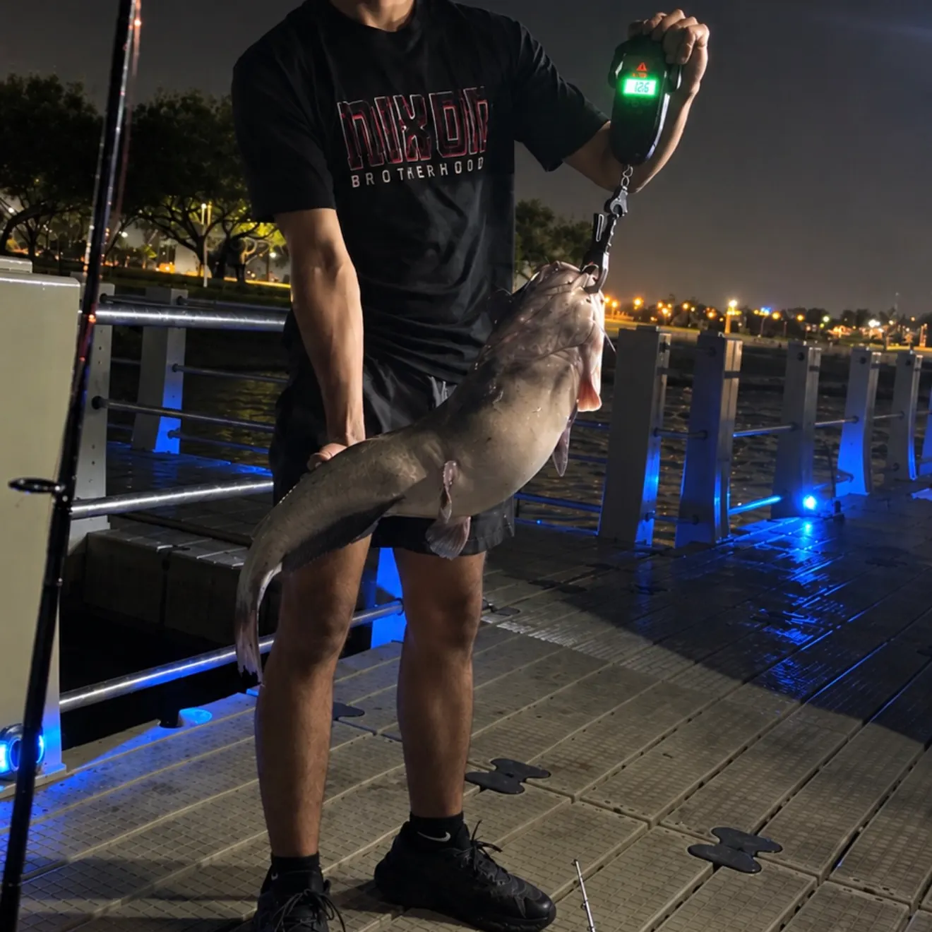 Channel catfish caught on Fishbrain