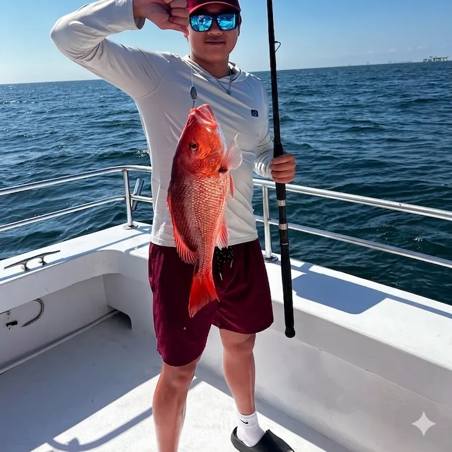 The most recent Northern red snapper catches on Fishbrain