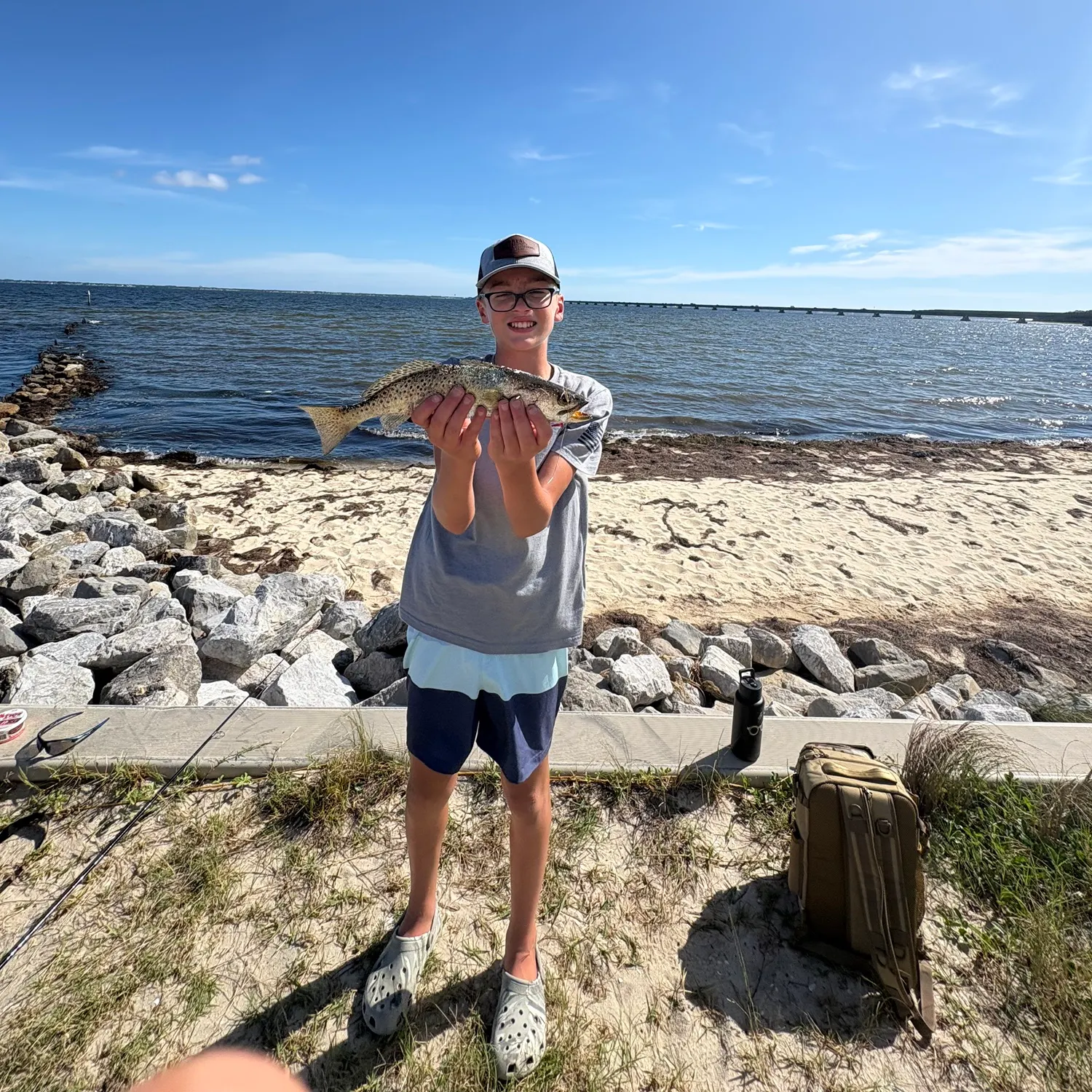 Spotted seatrout caught on Fishbrain