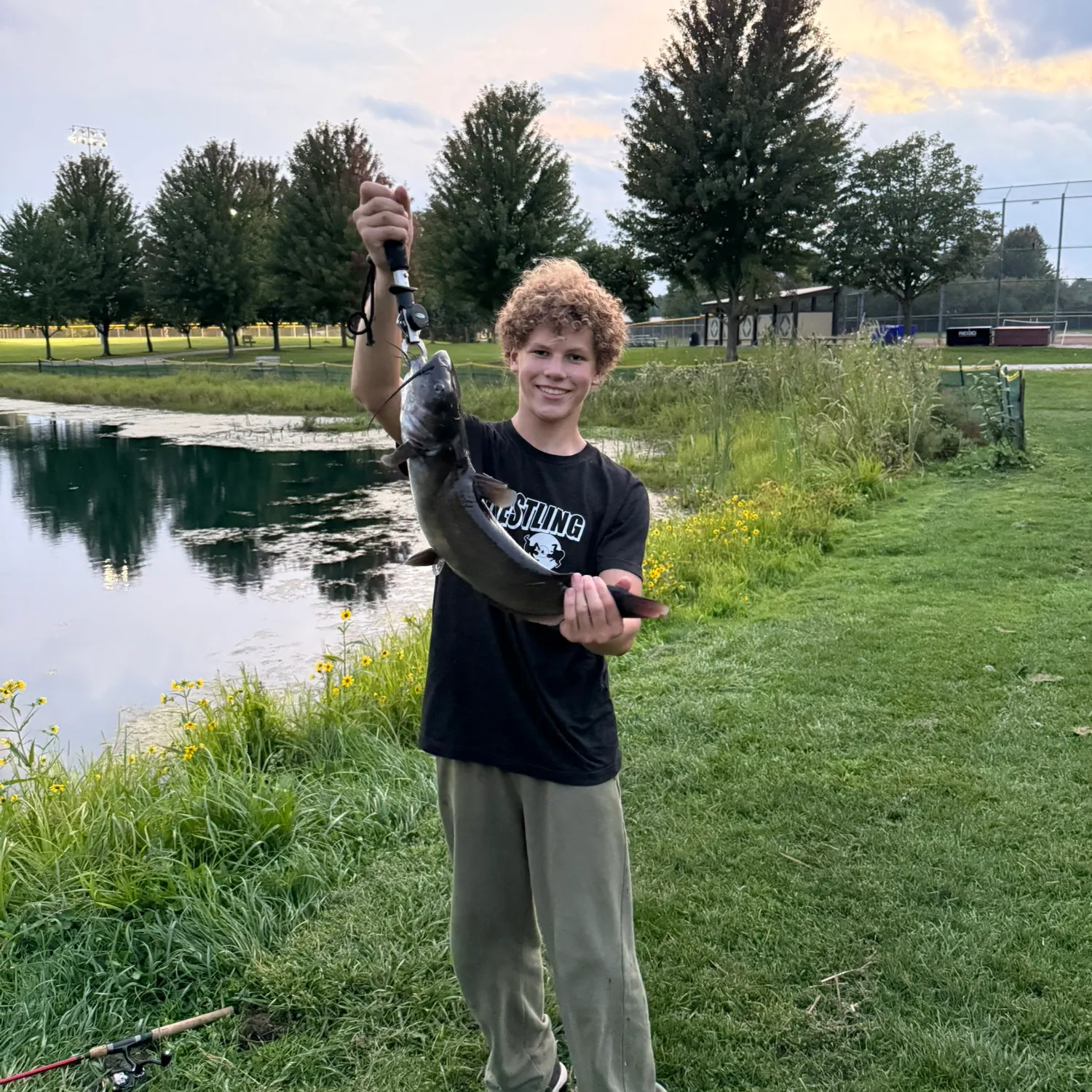 Channel catfish caught on Fishbrain