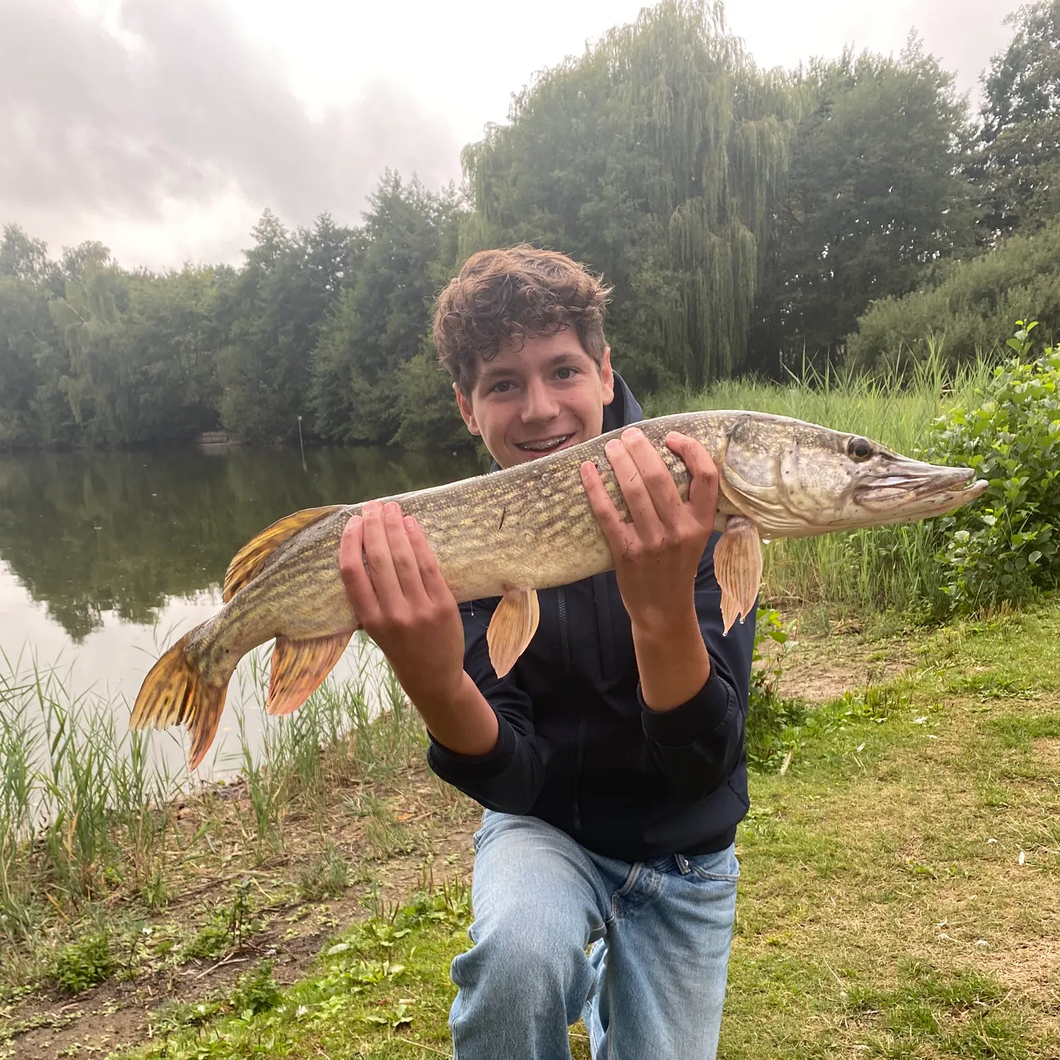 Northern pike caught on Fishbrain